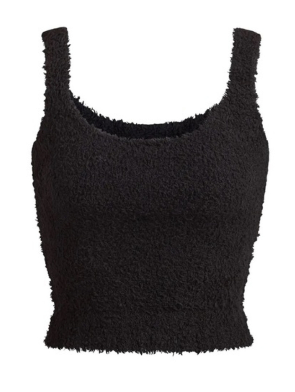 SKIMS Cozy Knit Tank in Onyx Size S